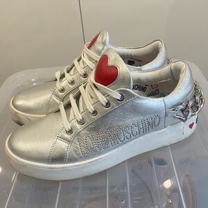 Moschino sneakers, gently used